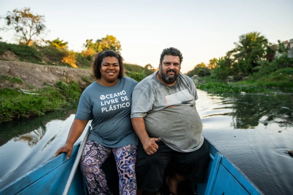 Plastic Bank collection members in Rio, Brazil.